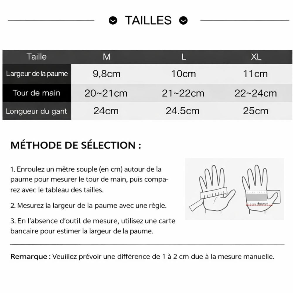 Delcry - Gants Tactiles Antidérapants