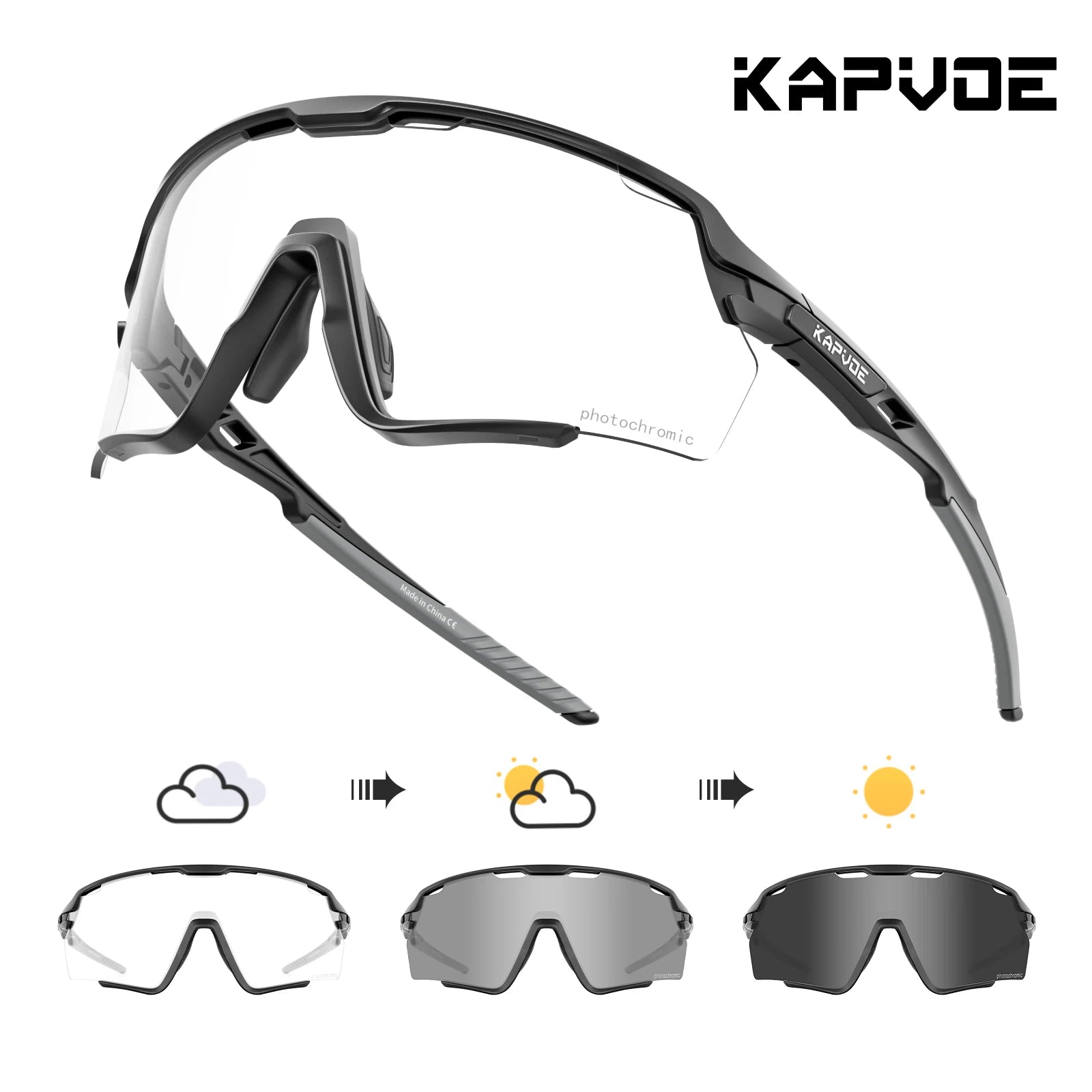 Kapvoe NK1 pro - Lunettes Photochromique UV400
