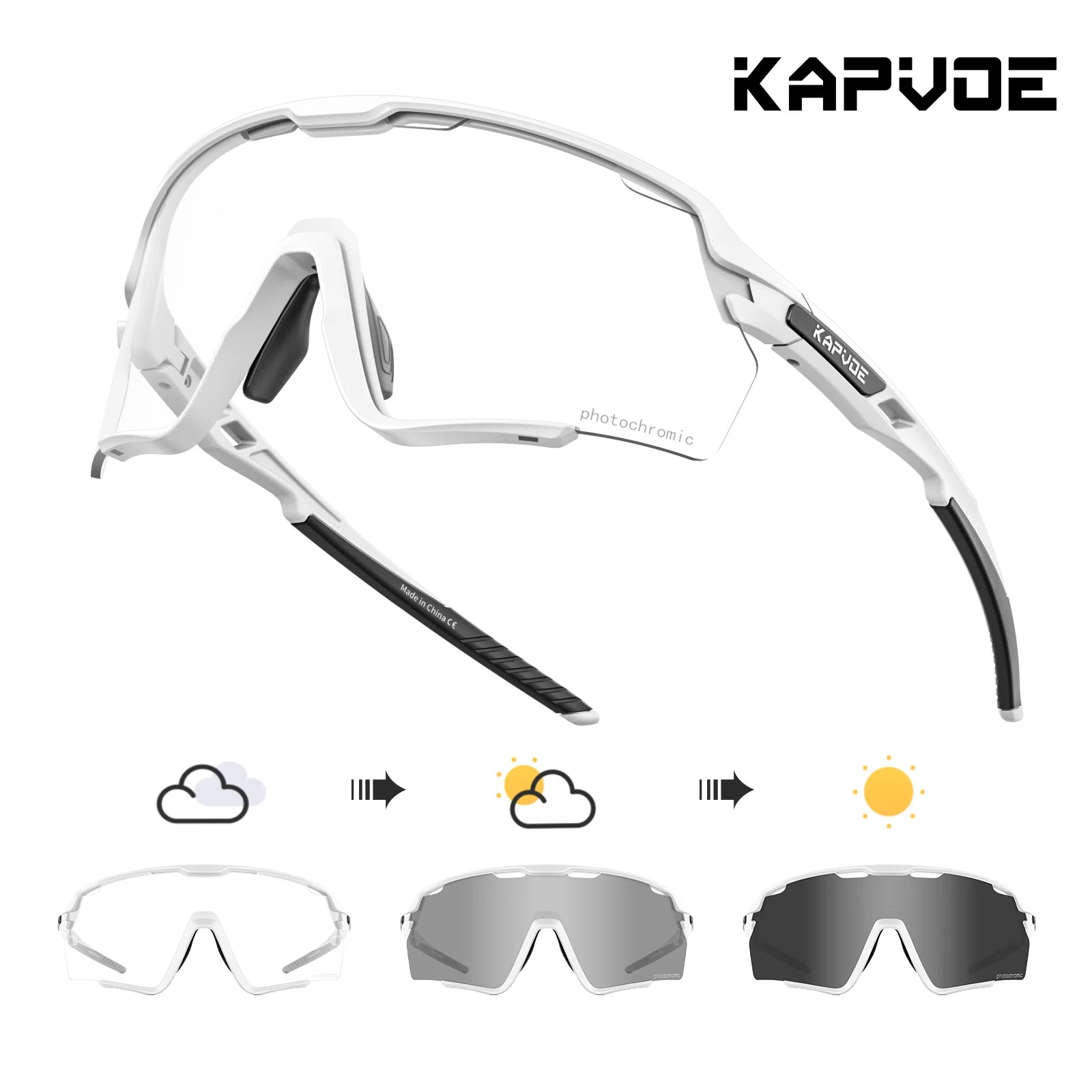 Kapvoe NK1 pro - Lunettes Photochromique UV400