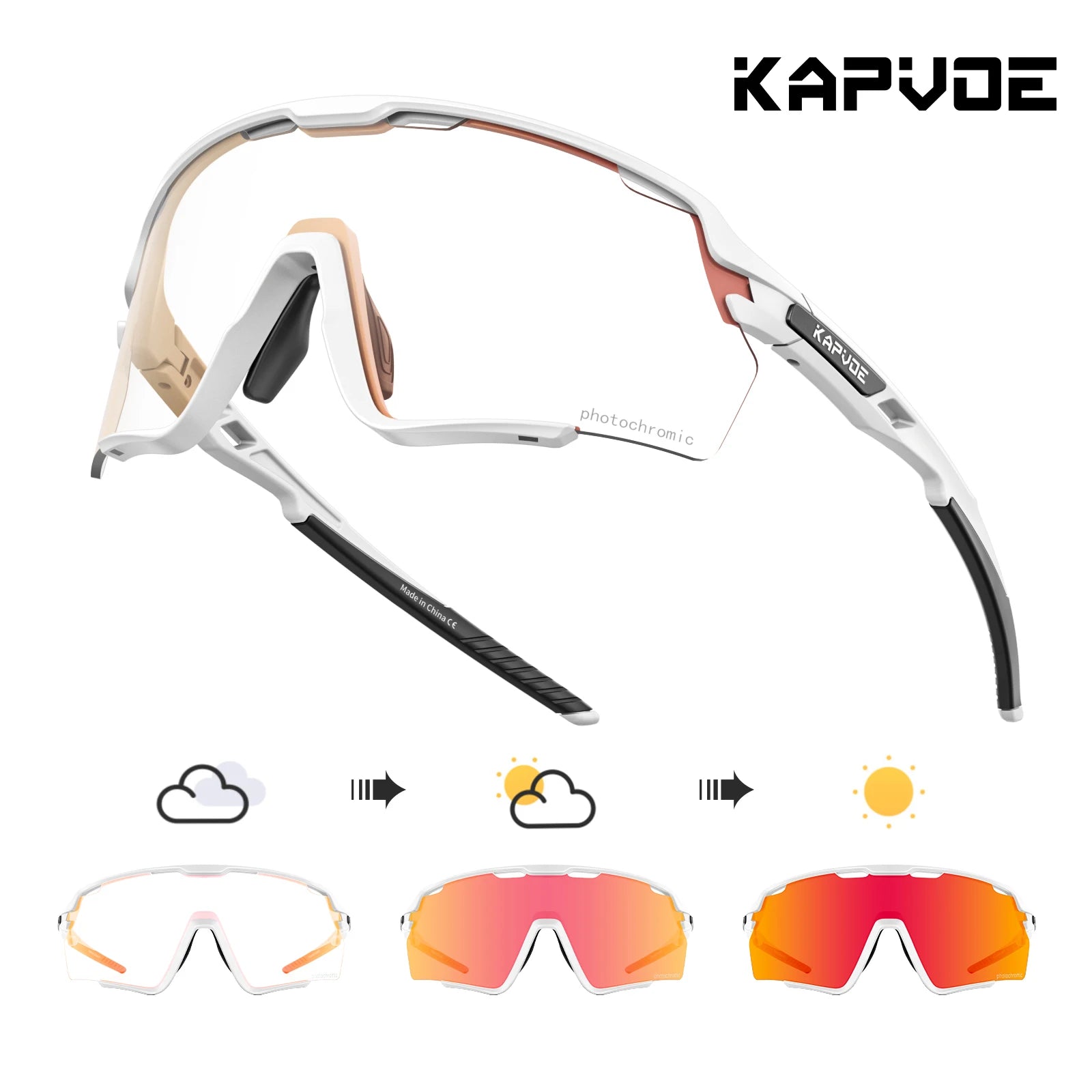 Kapvoe NK1 pro - Lunettes Photochromique UV400