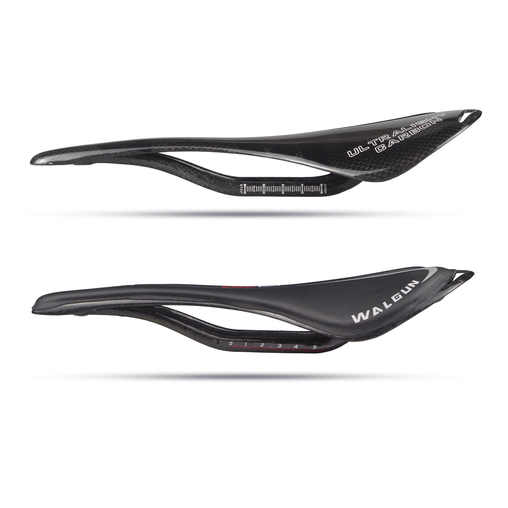 Delcry WALGUN - Selle Vélo Carbone 143 mm