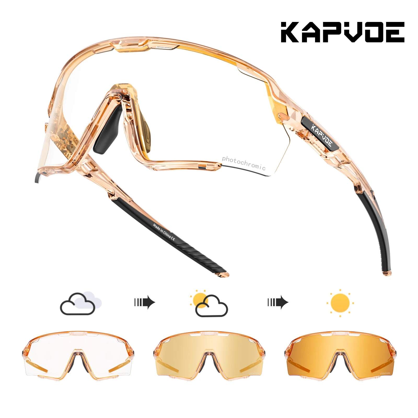 Kapvoe NK1 pro - Lunettes Photochromique UV400